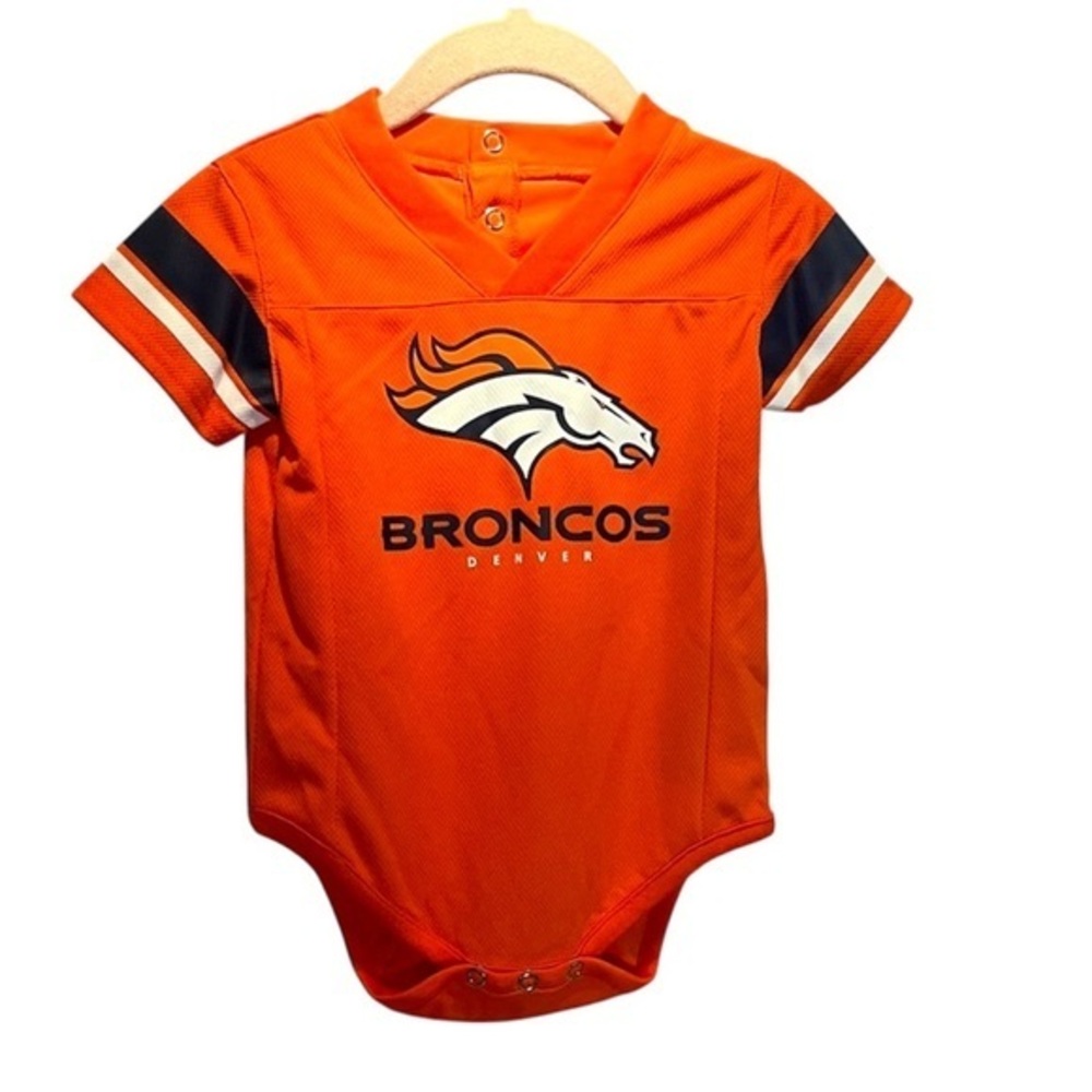 NFL Denver Broncos Jersey Romper Size 12 Months Football